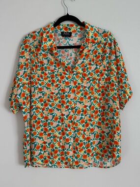 A.P.C. Zoe Floral Viscose Shirt | French Brand | Size M